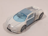 2007 Hot Wheels Mystery Car Bugatti Veyron Pearl White Die Cast Toy Dream Super Car Vehicle
