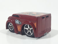 2006 Hot Wheels Tag Rides Blings Dairy Delivery Van Red Die Cast Toy Car Vehicle