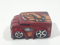 2006 Hot Wheels Tag Rides Blings Dairy Delivery Van Red Die Cast Toy Car Vehicle