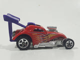 2001 Hot Wheels Hot Rods Fiat 500c Red Die Cast Toy Race Car Vehicle