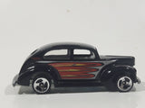 2001 Hot Wheels Hot Rods '40 Ford 2-Door Black Die Cast Toy Hot Rod Car Vehicle