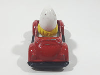 Vintage 1982 Ertl Peyo Smurf #1 Volkswagen Beetle Convertible Red Die Cast Toy Car Vehicle