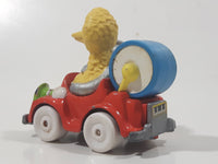 Vintage 1987 Playskool Sesame Street Big Bird Drum Music Band Car Die Cast Toy Car Vehicle