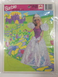 Vintage 1990 Golden Mattel Barbie Princess Frame Tray Puzzle
