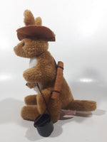 My Australia Kangroo with Joey and a Bucket 9 1/2" Stuffed Animal Plush Toy