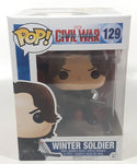 Funko Pop! Marvel Captain America Civil War #129 Winter Soldier 4" Tall Toy Vinyl Bobblehead Figure New in Box