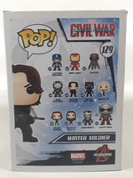 Funko Pop! Marvel Captain America Civil War #129 Winter Soldier 4" Tall Toy Vinyl Bobblehead Figure New in Box