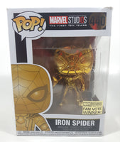 Funko Pop! Marvel Studios The First Ten Years Avengers Infinity War #440 Iron Spider Gold 4" Tall Toy Vinyl Bobblehead Figure New in Box