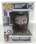 2019 Funko Pop! Movies 007 #691 Baron Samedi From Live and Let Die 4" Tall Toy Vinyl Figure New in Box