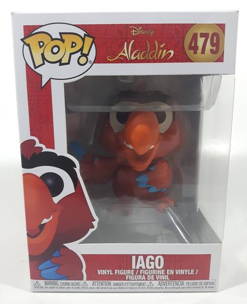 Funko Pop! Disney Aladdin #479 Iago 4" Tall Toy Vinyl Figure New in Box