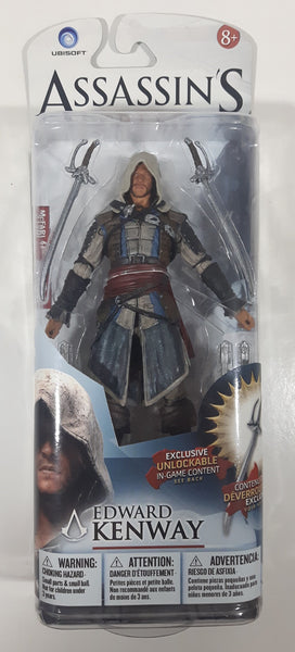 2013 McFarlane Toys Ubisoft Assassin's Creed IV Black Flag Series 1 Edward Kenway 6" Tall Action Figure with Accessories New in Package