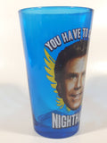 Rare 2018 Columbia Pictures Step Brothers Movie You Have To Call Me Nighthawk Will Ferrell 5 3/4" Tall Blue 16 oz. One Pint Blue Glass Cup