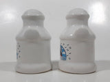Vintage Queen Mary Long Beach California 3 1/8" Tall Ceramic Salt and Pepper Shakers Set