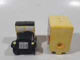 1996 The  Coca Cola Company Delivery Truck Shaped  4 1/4" Long Ceramic Salt and Pepper Shakers Set
