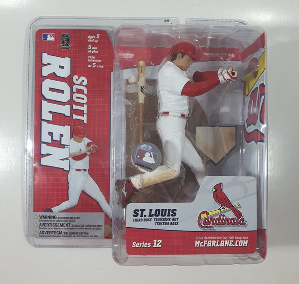 2005 McFarlane MLB Series 12 St. Louis Cardinals #27 Scott Rolen 6 3/4" Tall Toy Figure New in Package