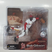 2004 McFarlane Sportspicks Series 1 MLB Cooperstown Collection St. Louis Cardinals #45 Bob Gibson 7 1/2" Tall Toy Figure New in Package
