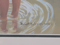 Robert Bateman "Getting to know" 11" x 14 5/8" Framed Art Print with COA