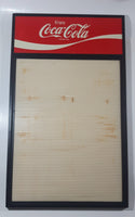 Vintage Enjoy Coca Cola 16 3/4" x 27 1/2" Plastic Menu Board