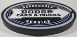 Dodge Cars & Trucks Dependable Service 10" x 16" Oval Shaped Light Up Neon Sign