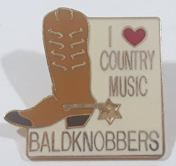 Baldknobbers Branson Missouri I Love Country Music Enamel Metal Lapel Pin