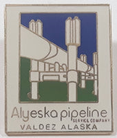 Alyeska Pipeline Service Company Valdez Alaska Enamel Metal Lapel Pin