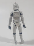 2008 Hasbro LFL Star Wars Clone Wars Clone Trooper Standard White 4" Tall Toy Action Figure