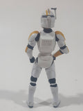 2005 Hasbro LFL Star Wars Legacy Collection Arc Trooper Commander Yellow 4" Tall Toy Action Figure