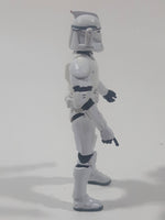 2003 Hasbro LFL Star Wars Clone Wars Clone Trooper Standard White 4" Tall Toy Action Figure