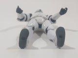 2003 Hasbro LFL Star Wars Clone Wars Clone Trooper Standard White 4" Tall Toy Action Figure