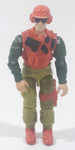 Vintage 1988 Hasbro G.I. Joe Skidmark Desert Fox Driver 3 3/4" Tall Toy Action Figure