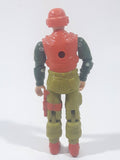 Vintage 1988 Hasbro G.I. Joe Skidmark Desert Fox Driver 3 3/4" Tall Toy Action Figure