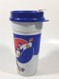 Rare Whirley Pepsi Cola Penguin Themed 6 3/4" Tall Plastic Cup with Lid