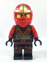 2013 Lego Ninjago Kai Red Character 9 1/2" Tall Plastic Digital Alarm Clock