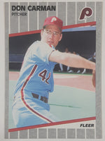 1989 Fleer MLB Baseball Trading Cards (Individual)