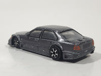 Unknown Brand Dark Grey 1/64 Scale Die Cast Toy Car Vehicle