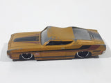 2013 Hot Wheels HW Showroom: Muscle Mania '69 Ford Torino Talladega Satin Gold Die Cast Toy Muscle Car Vehicle