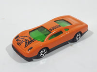 Greenbrier 9809 Sports Coupe Bright Orange Die Cast Toy Car Vehicle