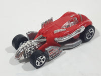 1997 Hot Wheels First Editions Saltflat Racer Red Die Cast Toy Car Vehicle