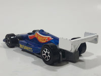 1992 Hot Wheels F1 Indy Race Car Good Year Blue Die Cast Toy Car Vehicle