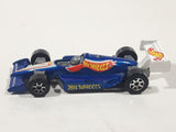 1992 Hot Wheels F1 Indy Race Car Good Year Blue Die Cast Toy Car Vehicle