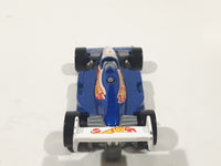 1992 Hot Wheels F1 Indy Race Car Good Year Blue Die Cast Toy Car Vehicle