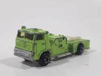 Zylmex P312 Fire Engine Lime Green Die Cast Toy Ladder Truck Firefighting Car Vehicle