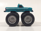 Vintage 1980 McDonald's Bigfoot Monster Truck Ford Teal Green Plastic Die Cast Toy Car Vehicle