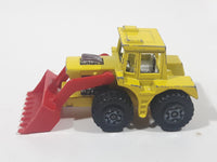 Vintage 1978 Lesney Matchbox Superfast No. 29 Tractor Shovel Yellow and Red Die Cast Toy Construction Building Equipment Vehicle Broken Wheel