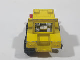 Vintage 1978 Lesney Matchbox Superfast No. 29 Tractor Shovel Yellow and Red Die Cast Toy Construction Building Equipment Vehicle Broken Wheel