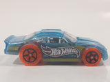 2015 Hot Wheels X-Raycers Stockar Translucent Light Blue Die Cast Toy Car Vehicle