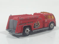 2003 Matchbox Pumper Squad Water Pumper Fire Truck Red Die Cast Toy Emergency Rescue Firefighting Vehicle