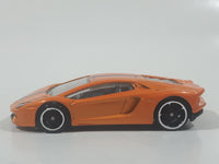 2016 Hot Wheels HW Exotics Lamborghini Aventador LP 700-4 Orange Die Cast Toy Car Vehicle