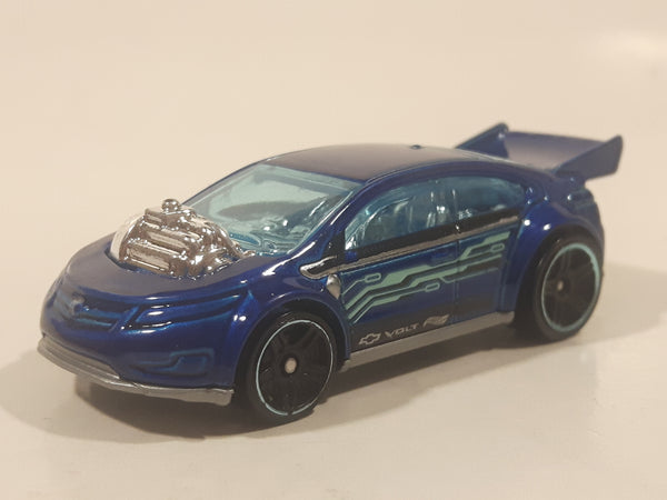 2016 Hot Wheels HW Green Speed Super Volt Blue Die Cast Toy Car Vehicle