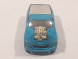 2006 Hot Wheels Big Blocks Ford Lightning Truck Teal Light Blue Die Cast Toy Car Vehicle
